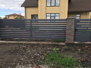 Забор жалюзи 72 метра фото в Лукоянове
